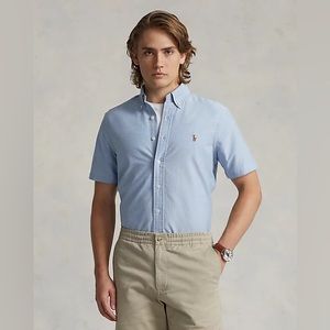 Polo Ralph Lauren XL Men's Classic-Fit Short-Sleeve Oxford Shirt “Blake” XL